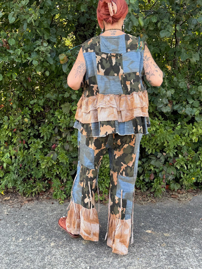Rebel And Ruffles Vest - ivyandlavyboutique A Rare Bird Shop