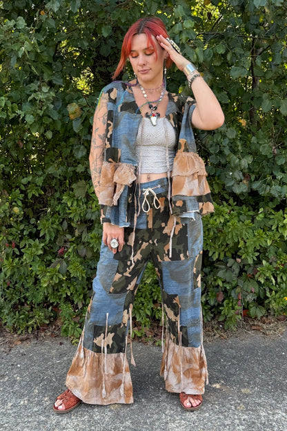 Rebel And Ruffles Vest - ivyandlavyboutique A Rare Bird Shop