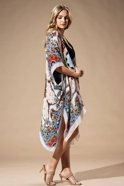 Red Mandala Kimono: RED MANDALA - ivyandlavyboutique Urbanista