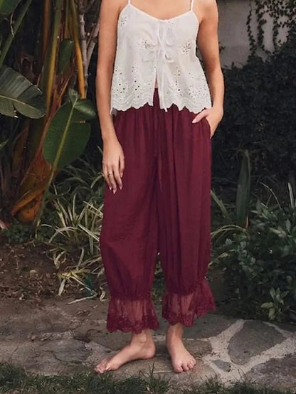 Relaxed Bloomer Pants - ivyandlavyboutique Oddi