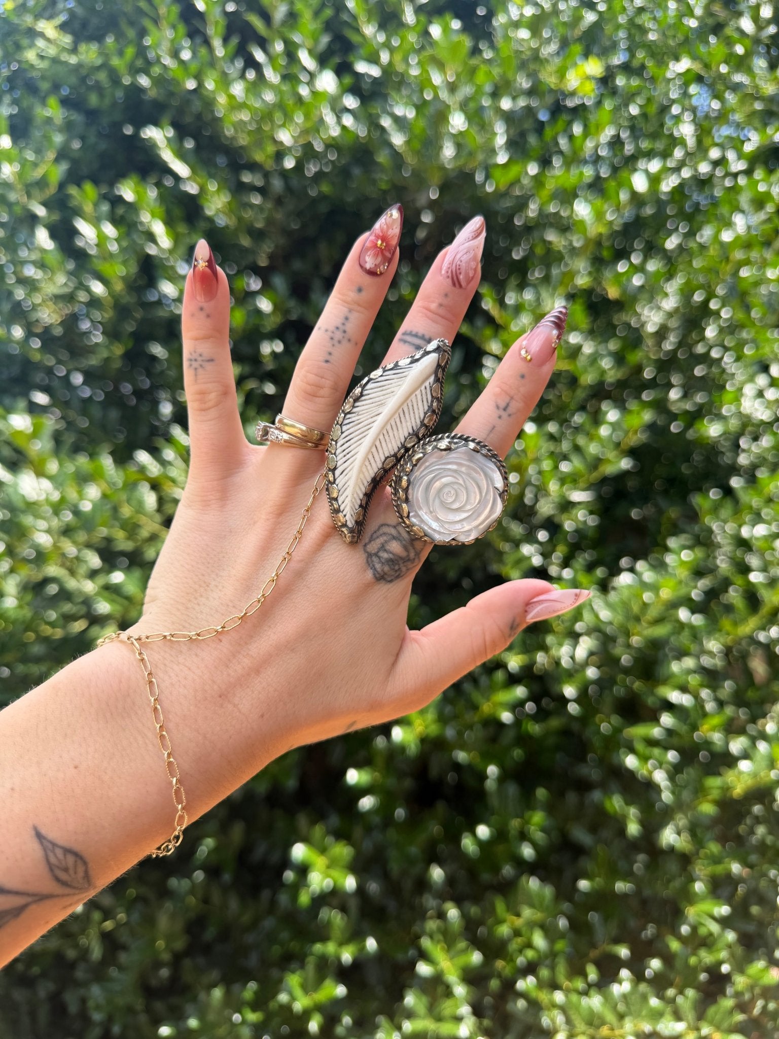 Resin Rose Ring - ivyandlavyboutique ivyandlavyboutique