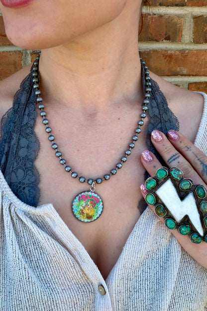 Retro Vintage Art Necklace - ivyandlavyboutique ivyandlavyboutique