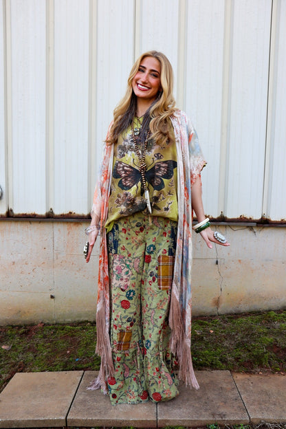 Reversible Strawberry Fields Pant - ivyandlavyboutique A Rare Bird Shop