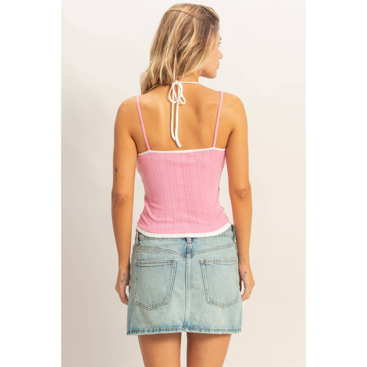 Ribbed Knit Camisole Top - ivyandlavyboutique HYFVE