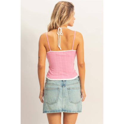 Ribbed Knit Camisole Top - ivyandlavyboutique HYFVE