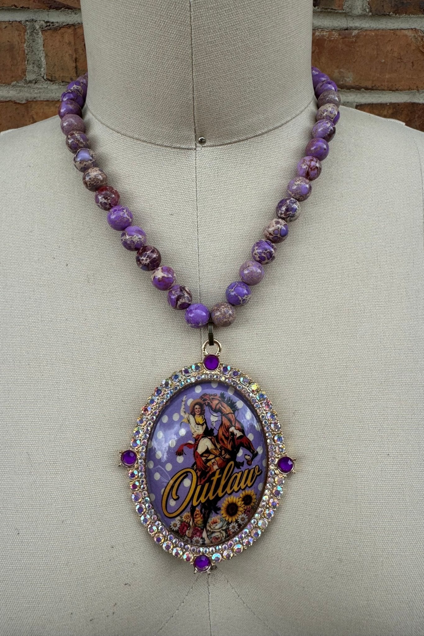 Ride ‘Em’ Outlaw Necklace - ivyandlavyboutique Gypsy South