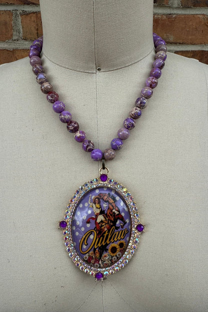 Ride ‘Em’ Outlaw Necklace - ivyandlavyboutique Gypsy South