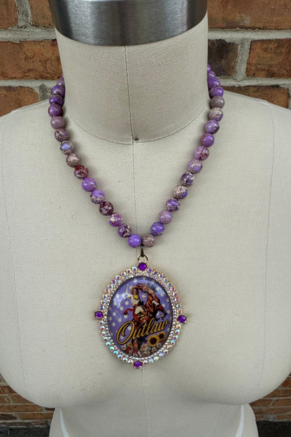 Ride ‘Em’ Outlaw Necklace - ivyandlavyboutique Gypsy South