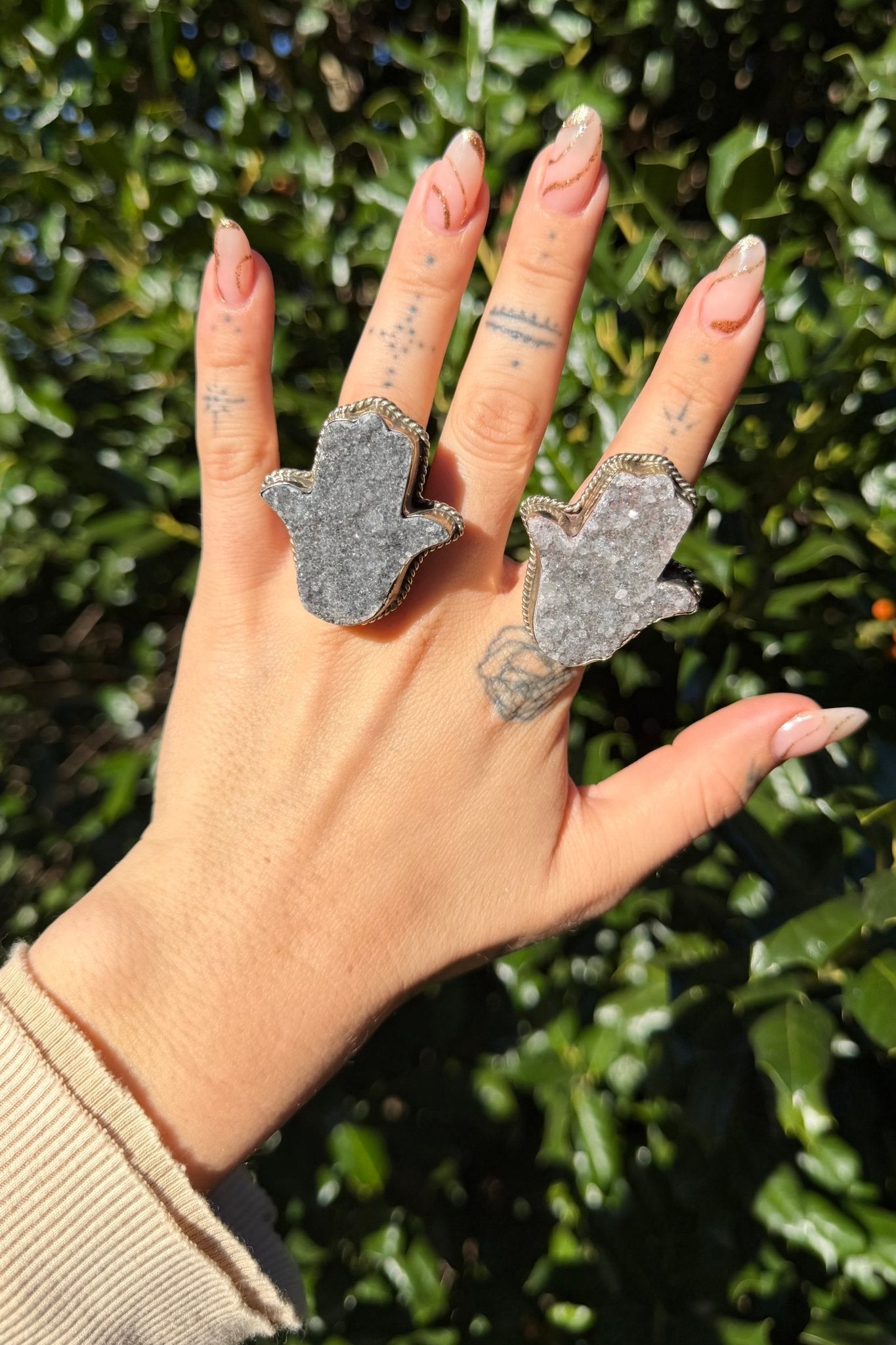 Rocky Road Hand Ring - ivyandlavyboutique ivyandlavyboutique