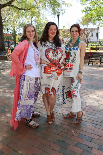 Rose Florals Boho Cotton Culotte Capri Pull On Pant - ivyandlavyboutique Kathmandu Imports