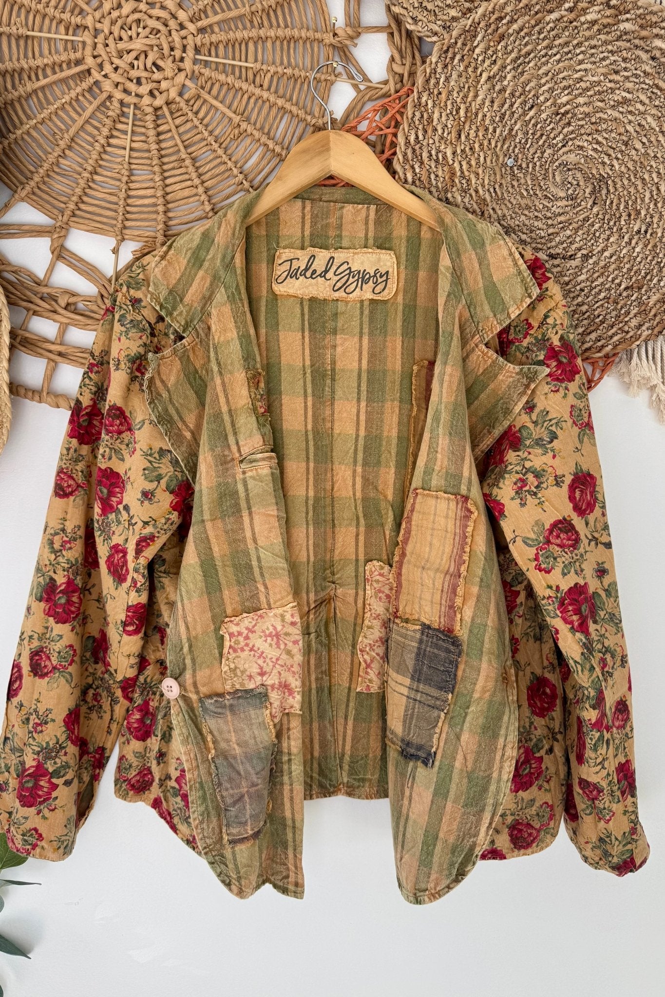 Rose Garden Views Jacket in One Size - ivyandlavyboutique Jaded Gypsy