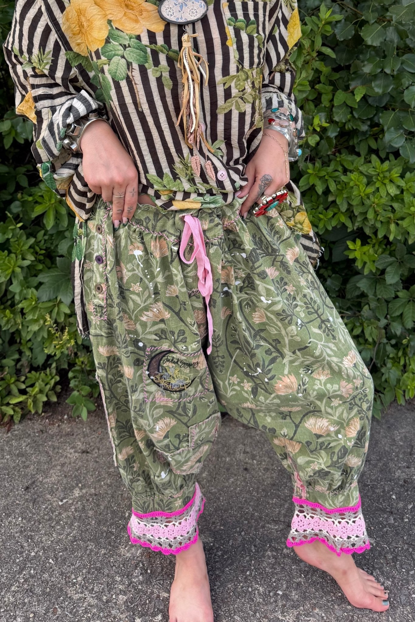 Rose Haven Bloomers in Garden - ivyandlavyboutique Jaded Gypsy