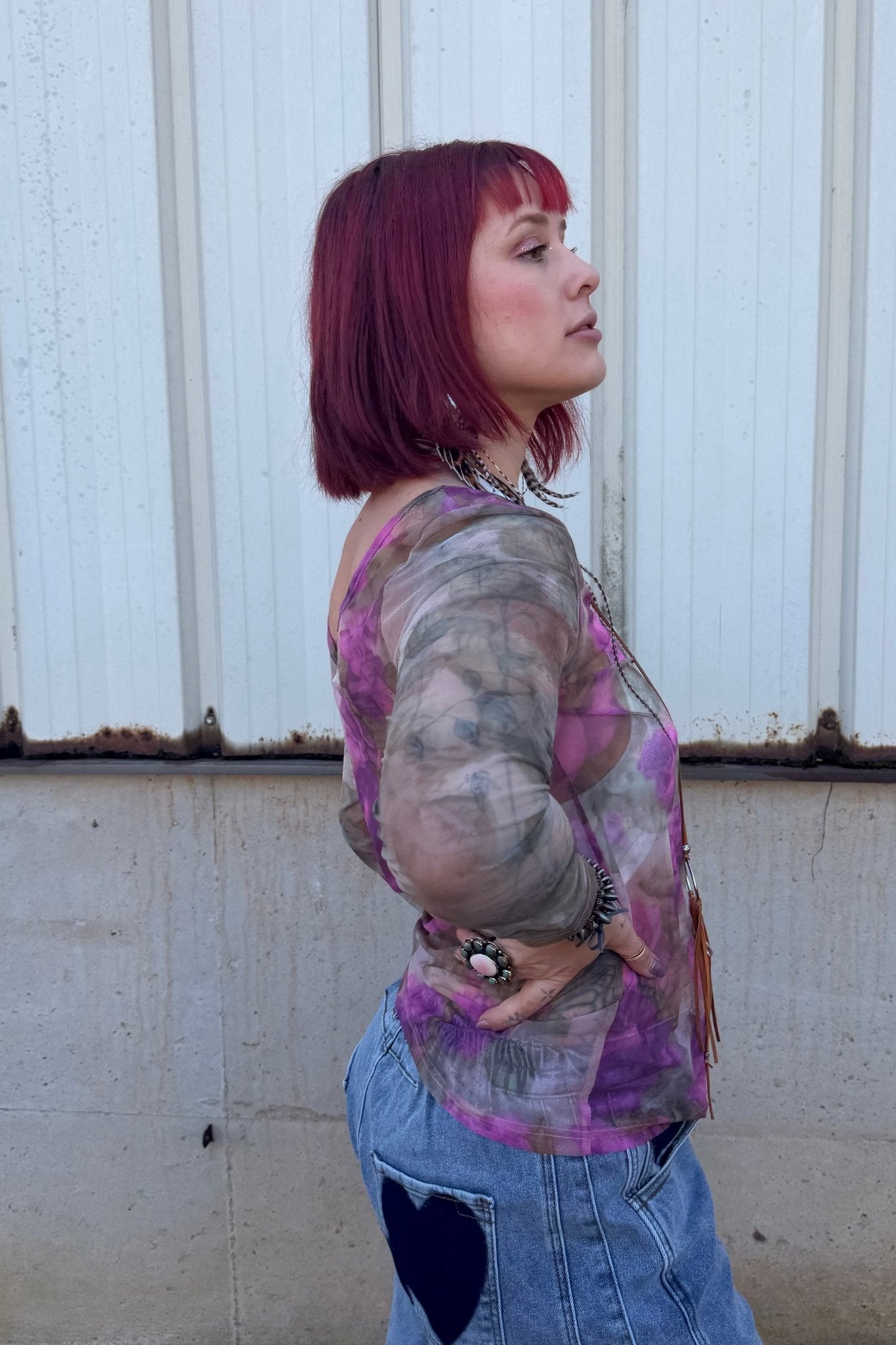 Roses for You Sheer Top - ivyandlavyboutique A Rare Bird Shop