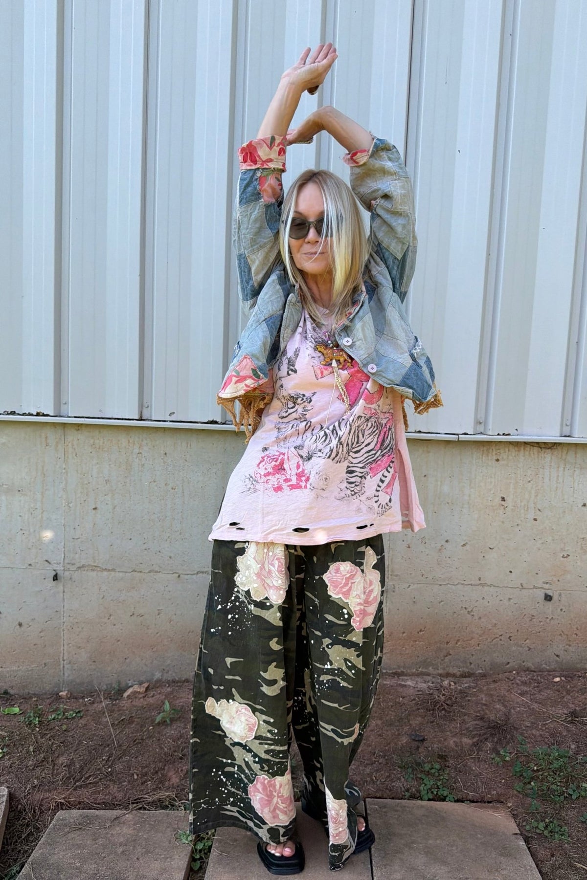 Rosette Way Jacket - ivyandlavyboutique Jaded Gypsy