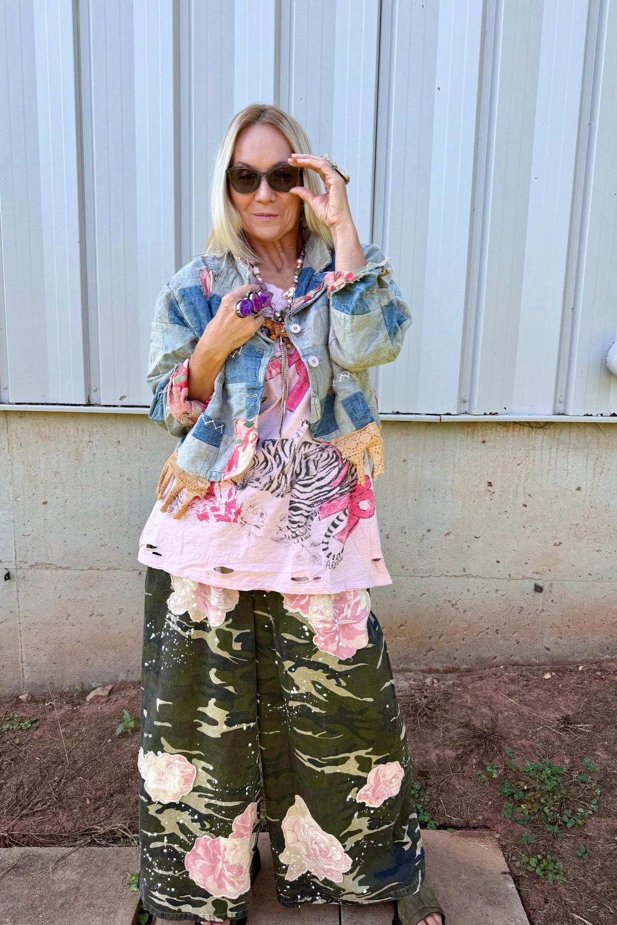 Rosette Way Jacket - ivyandlavyboutique Jaded Gypsy