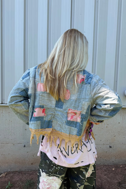 Rosette Way Jacket - ivyandlavyboutique Jaded Gypsy