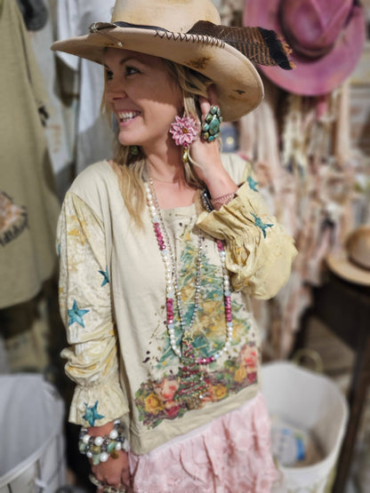 Rosie Tea Christmas Shirt - ivyandlavyboutique A Rare Bird Shop