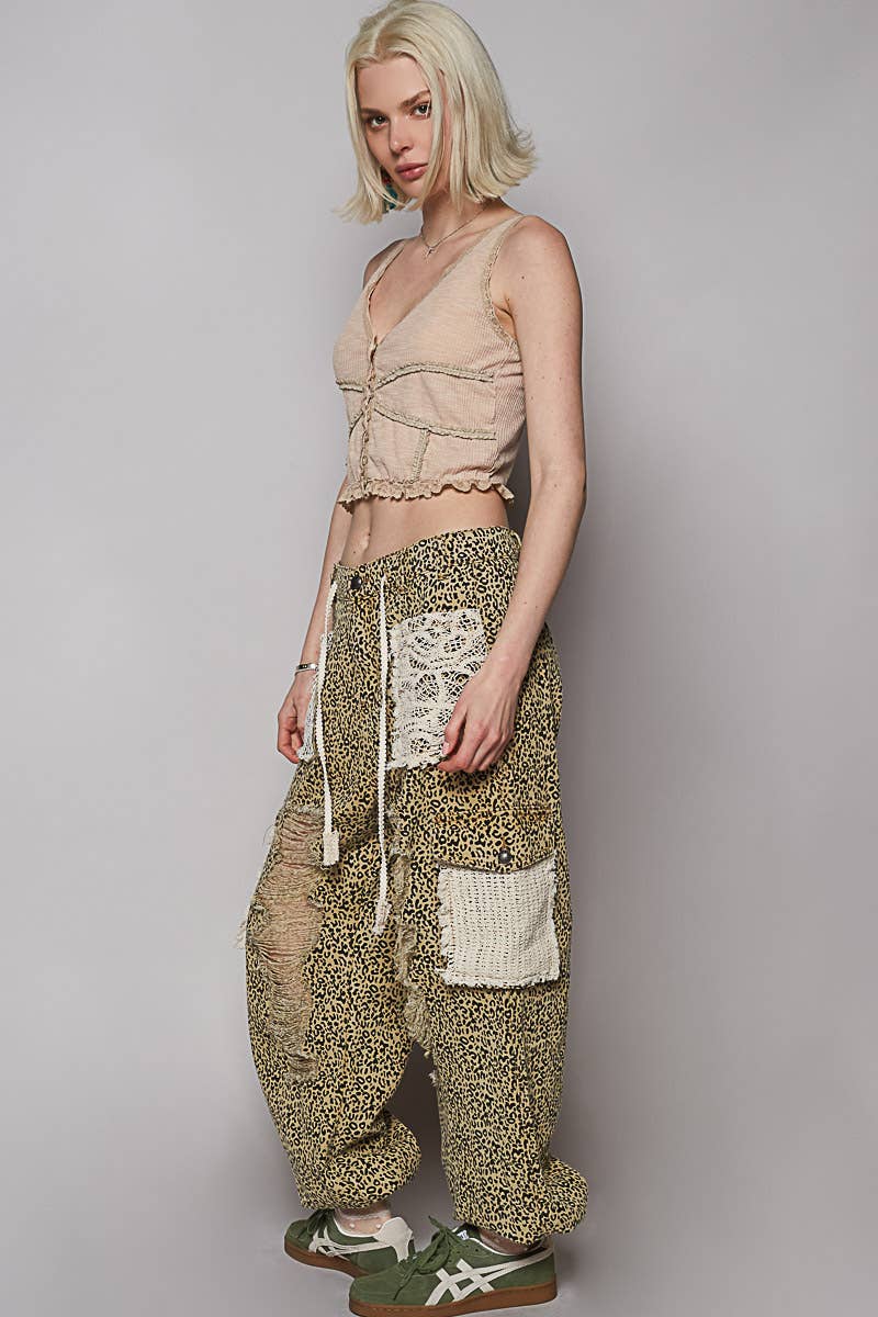 Rough & Tumble Pull On Pants in Olive - ivyandlavyboutique Pol Clothing
