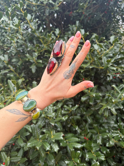 Ruby Red Ring - ivyandlavyboutique ivyandlavyboutique