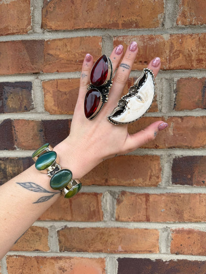 Ruby Red Ring - ivyandlavyboutique ivyandlavyboutique