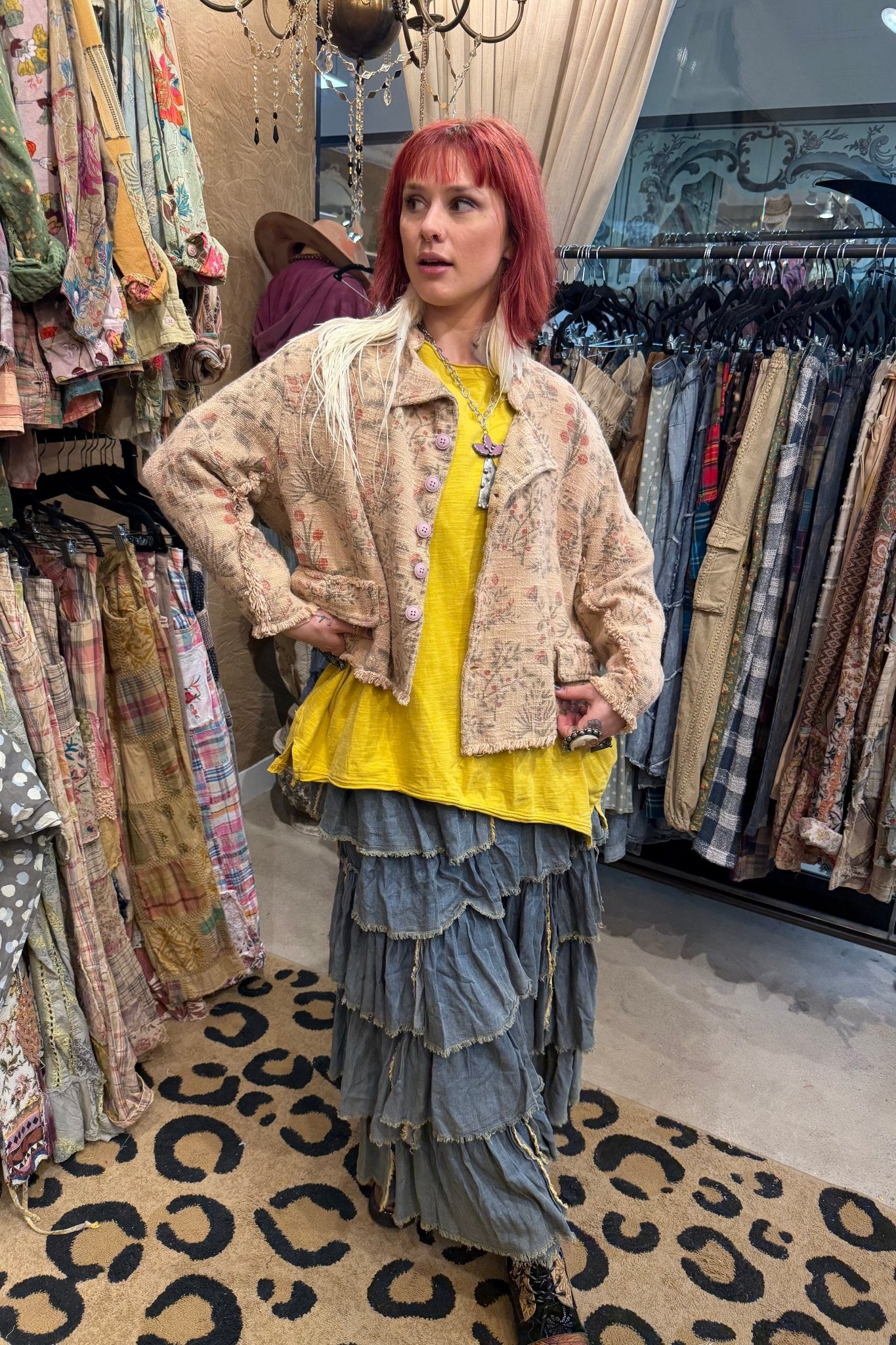 Ruffle Away Pant - ivyandlavyboutique Jaded Gypsy