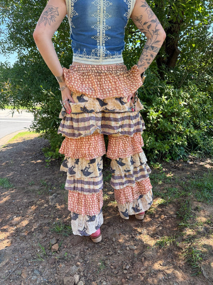 Ruffle Fly Away Pant - ivyandlavyboutique A Rare Bird Shop