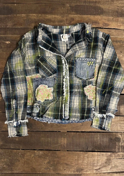 Sagebrush Flannel - Preorder - ivyandlavyboutique Jaded Gypsy