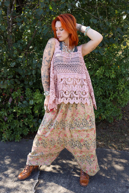 Sagebrush Sky Harem Pants - ivyandlavyboutique Jaded Gypsy