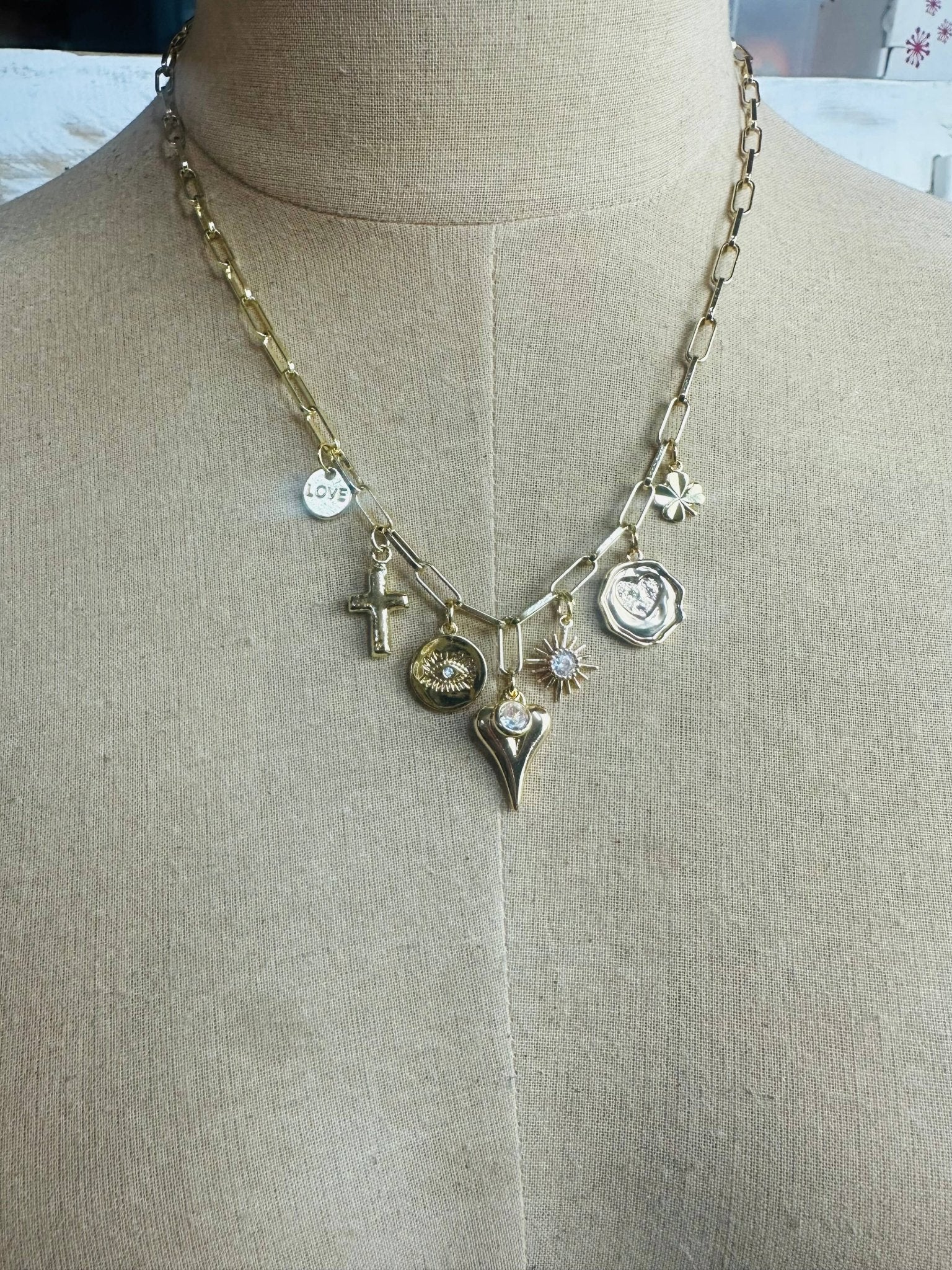 Sale - Heart of My Eye - Neck - ivyandlavyboutique Scooples Jewelry