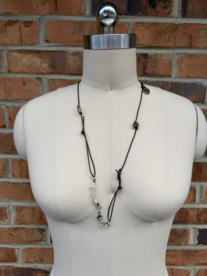 Sale Knotted Leather Wrap Bracelet/Necklace - ivyandlavyboutique ivyandlavyboutique