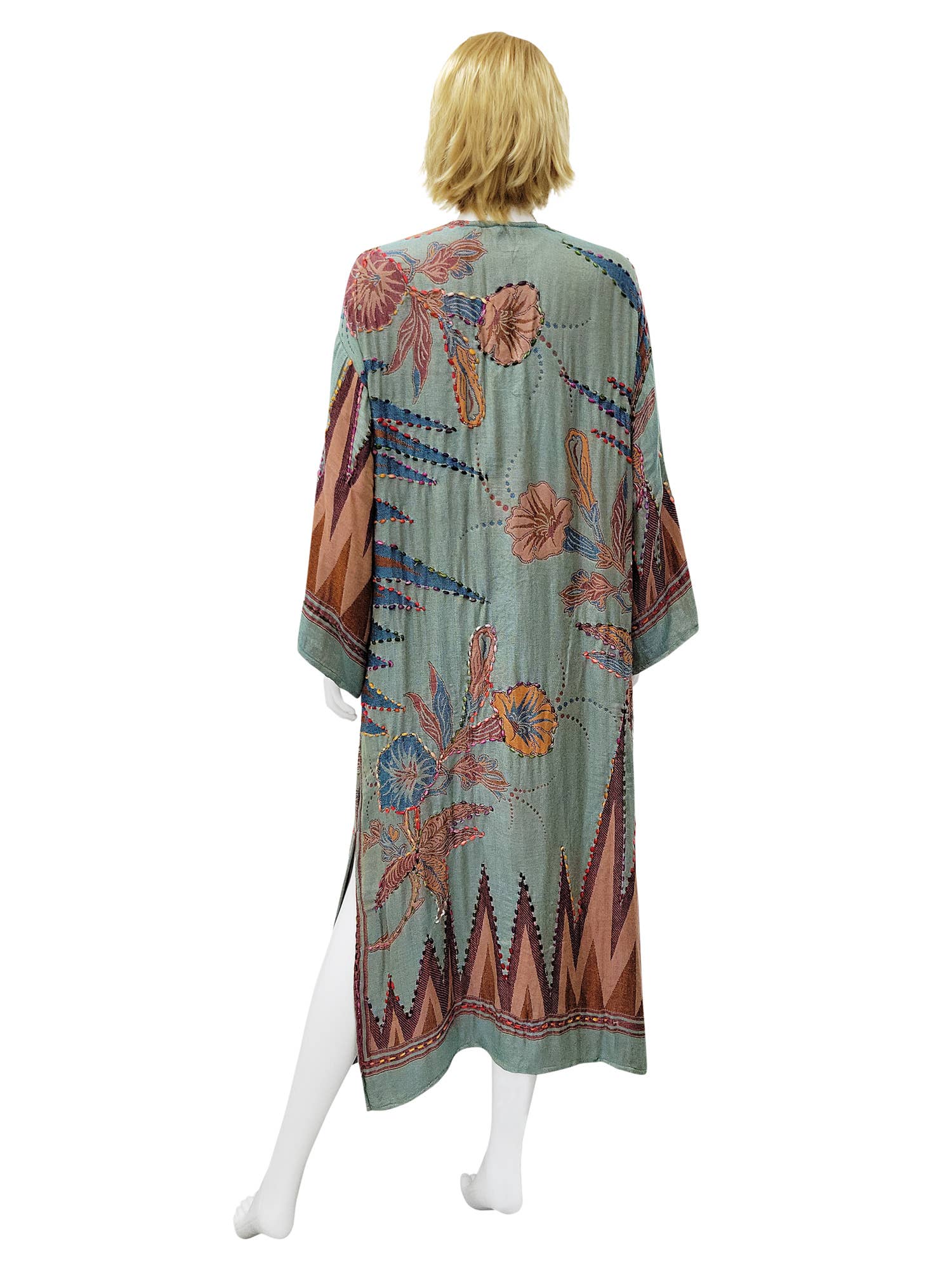 Sale - Meghan Seafoam Thick Stitch Duster - ivyandlavyboutique Raj Trading & Imports (USA) Inc.