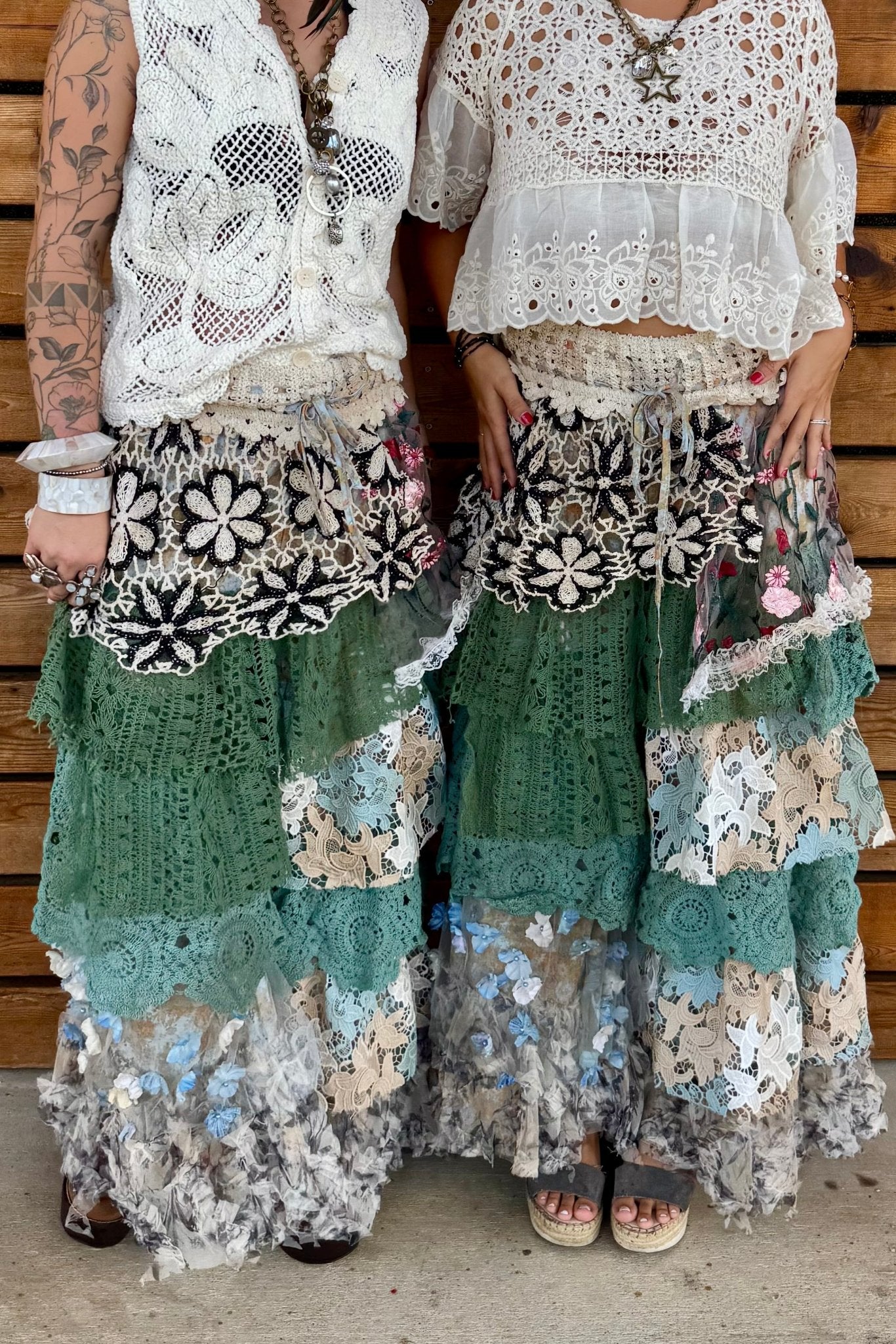 Sea Breeze Party Flare Ruffle Pant - ivyandlavyboutique A Rare Bird Shop