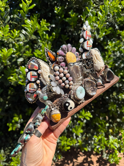 Sea Hearts Stacked Shell Ring - ivyandlavyboutique ivyandlavyboutique