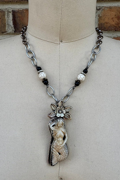 Sea Maiden Mermaid Necklace - ivyandlavyboutique ivyandlavyboutique