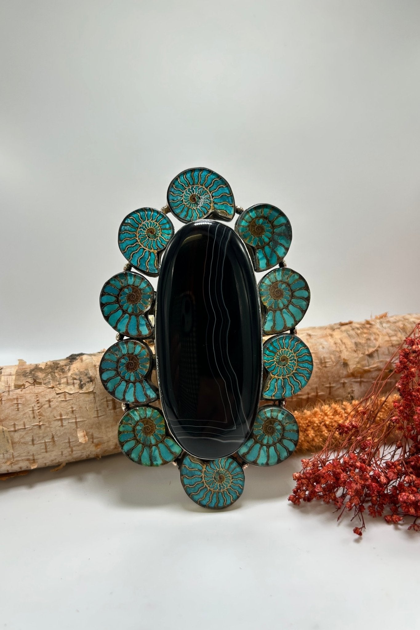 Sea Shell Giant Cuff Bracelet - ivyandlavyboutique German Silver