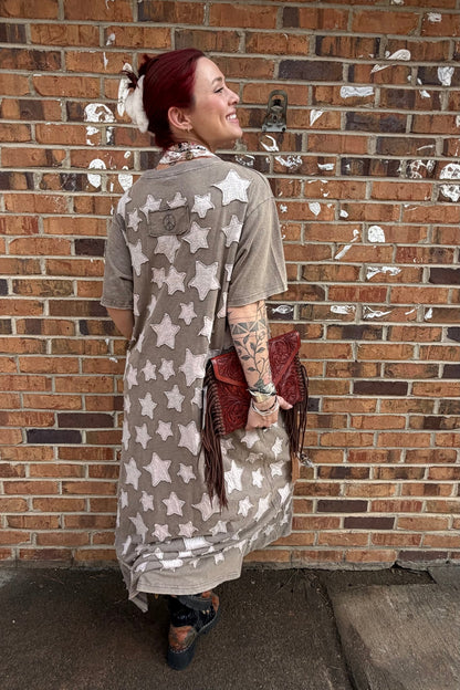 Seeing Stars Dress - ivyandlavyboutique Blue Velvet