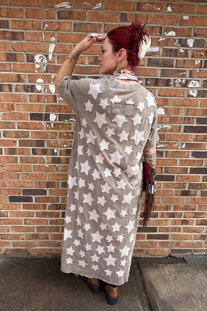 Seeing Stars Dress - ivyandlavyboutique Blue Velvet