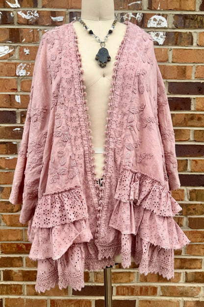 Send Her Roses Kimono - ivyandlavyboutique ivyandlavyboutique
