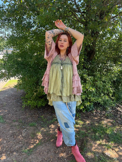 Send Her Roses Kimono - ivyandlavyboutique ivyandlavyboutique