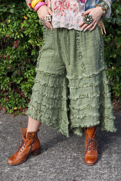 Serene Sands Pants - Olive - ivyandlavyboutique Jaded Gypsy