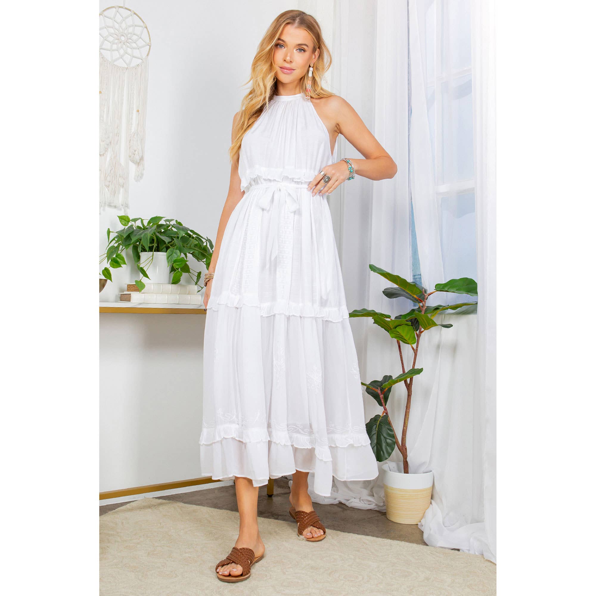 Shannon's Halter Neck Dress - ivyandlavyboutique Young Threads