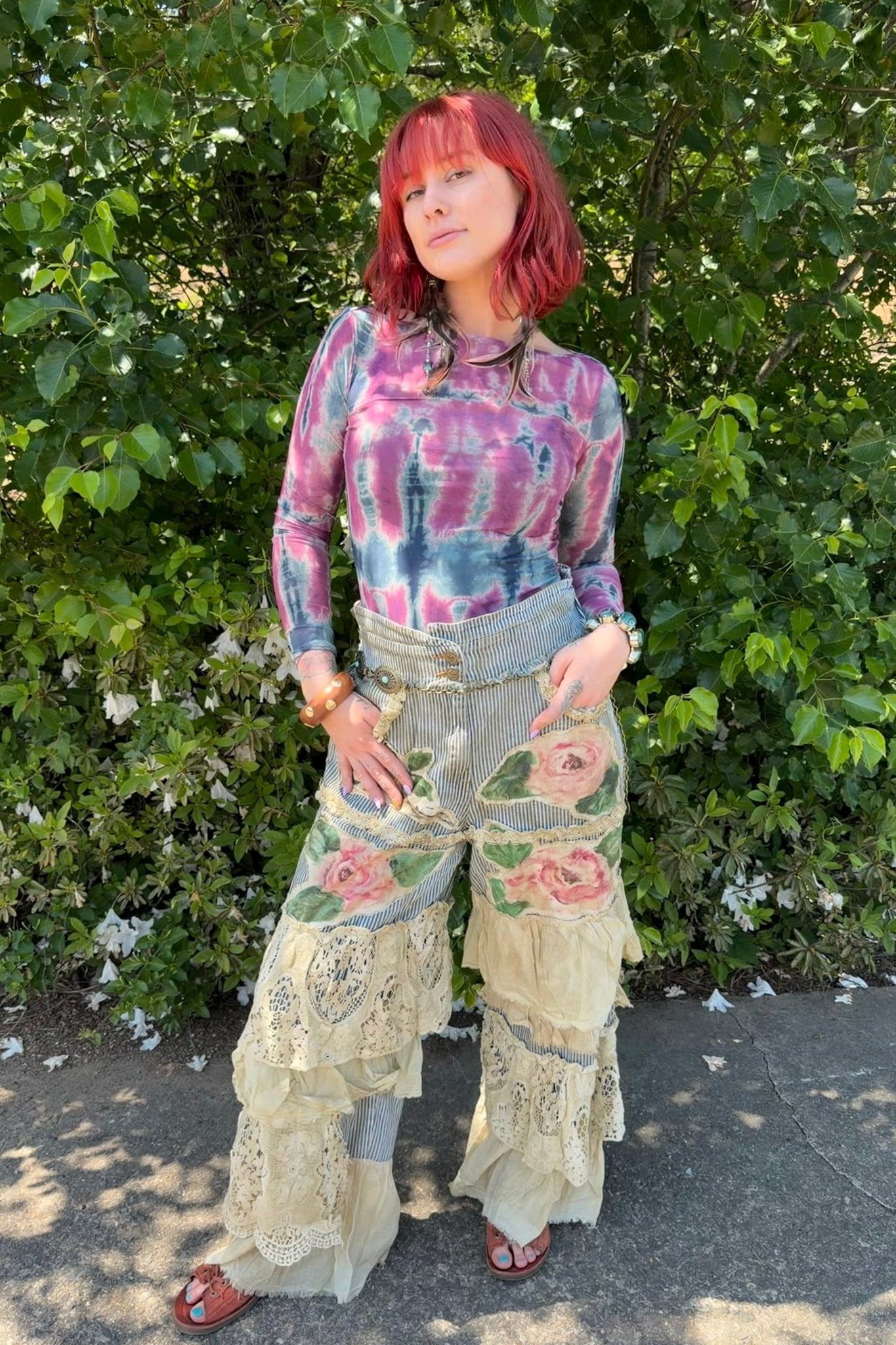 Sheer Layering Top in Dusty Purple - ivyandlavyboutique Love Stitch