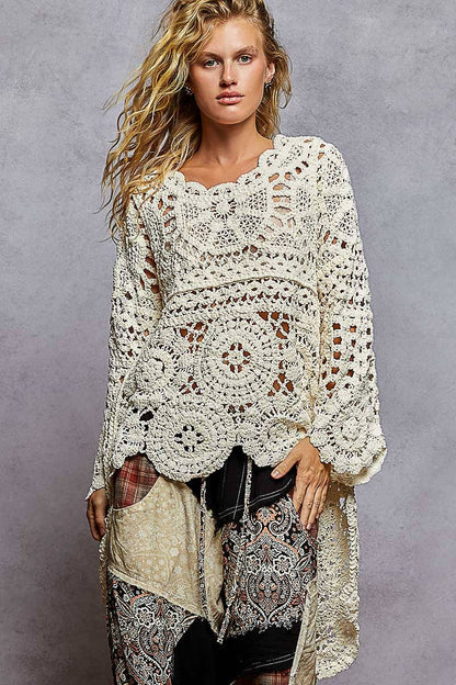 She’s Sunshine Chenille Hi Lo Knit - ivyandlavyboutique Pol Clothing