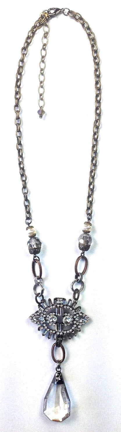 Short w/Deco Pendant & Drop - ivyandlavyboutique Lost & Found Trading