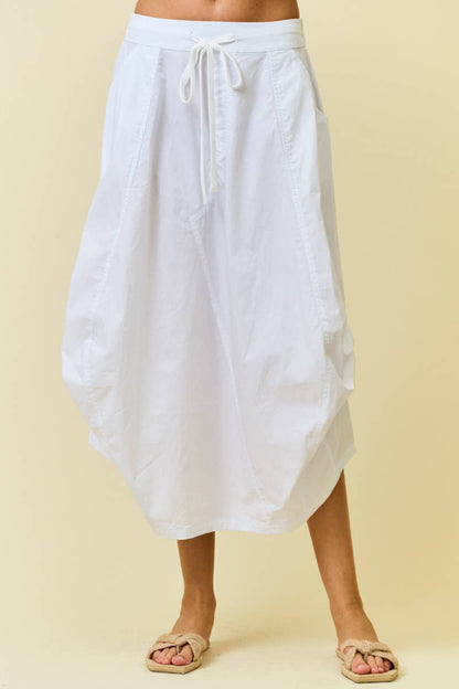 SIDE TUCK DETAIL MIDI SKIRT - ivyandlavyboutique Doe and Rae