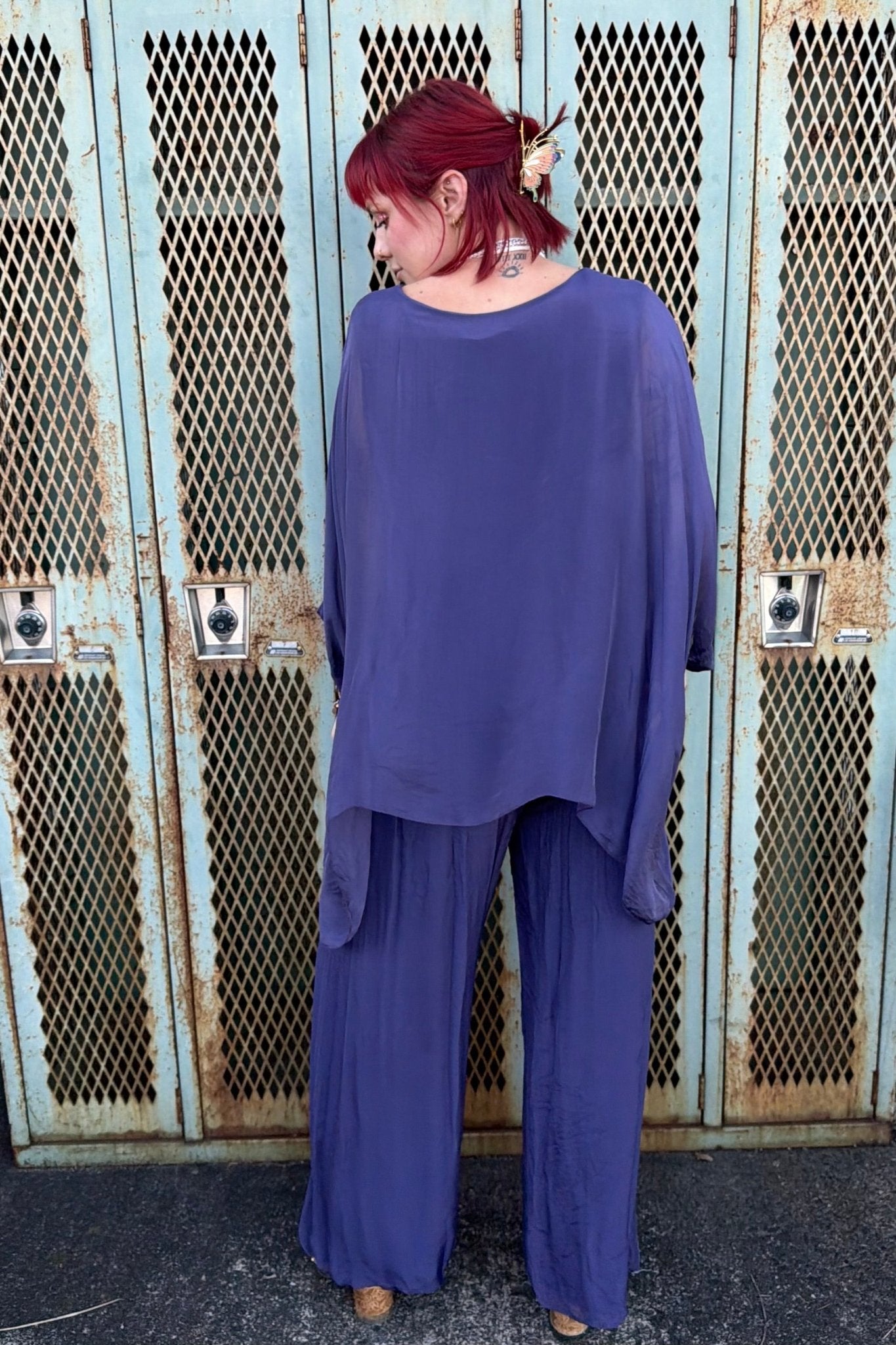 Silk Classic Everyday Top - ivyandlavyboutique Karamel Collection