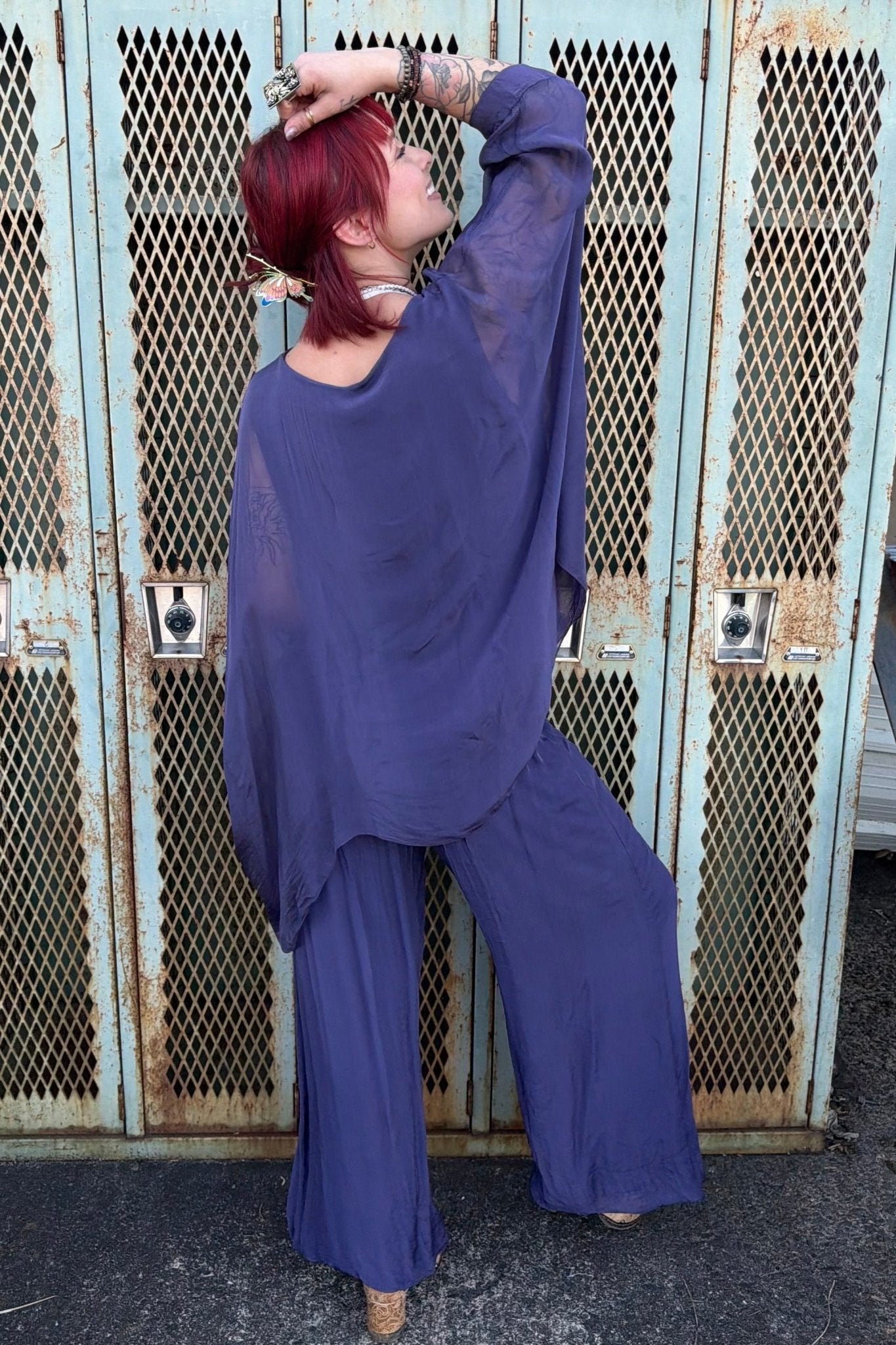 Silk Classic Everyday Top - ivyandlavyboutique Karamel Collection