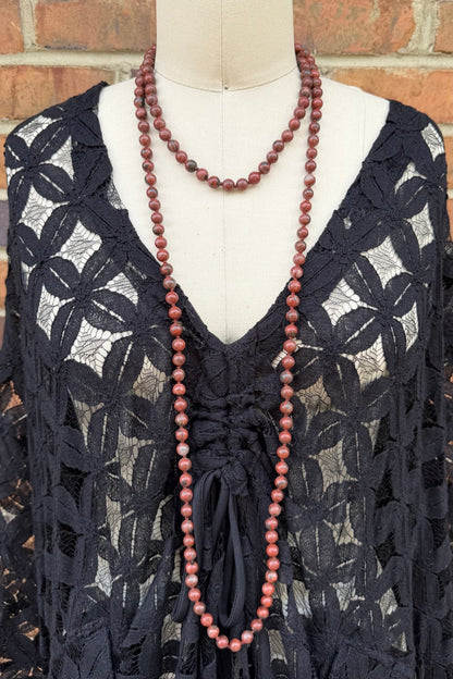 Simple Layered Beaded Necklace - ivyandlavyboutique ivyandlavyboutique