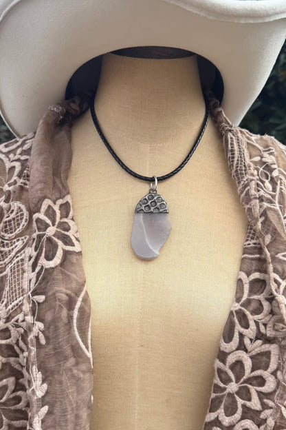 Simple Slab Stone Choker Necklace - ivyandlavyboutique ivyandlavyboutique