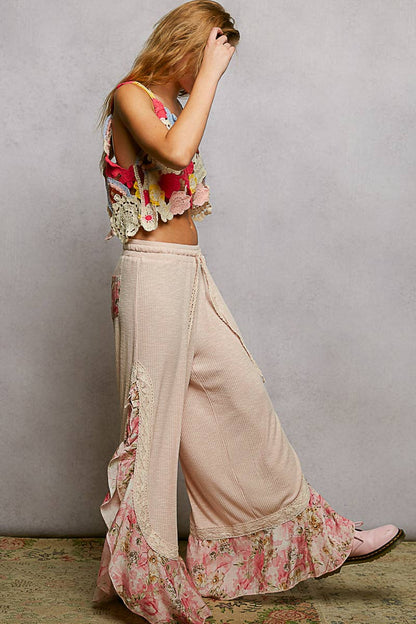Simple Swing Ruffle Pant - ivyandlavyboutique Pol Clothing